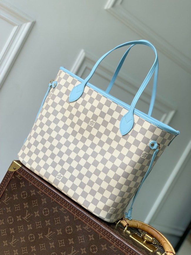 Louis Vuitton NEW - REVERSIBLE Neverfull Inside Out MM N40946 Bleu Olympe Louis Vuitton NEW - REVERSIBLE Neverfull Inside Out MM N40946 Bleu Olympe
