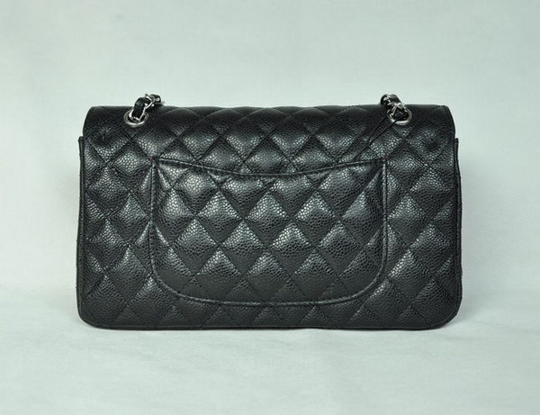 Chanel 2.55 Quilted Flap Bag 1112 Black with Silver Hardware Chanel 2.55 Quilted Flap Bag 1112 Black with Silver Hardware