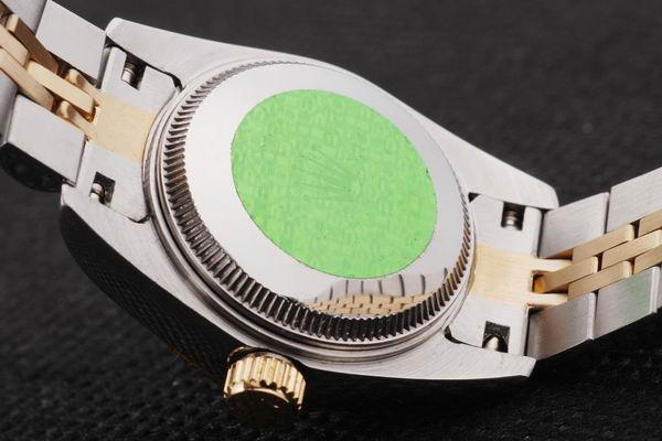Rolex Datejust Mechanism Golden&White Women Watch-RD2457 Rolex Datejust Mechanism Golden&White Women Watch-RD2457